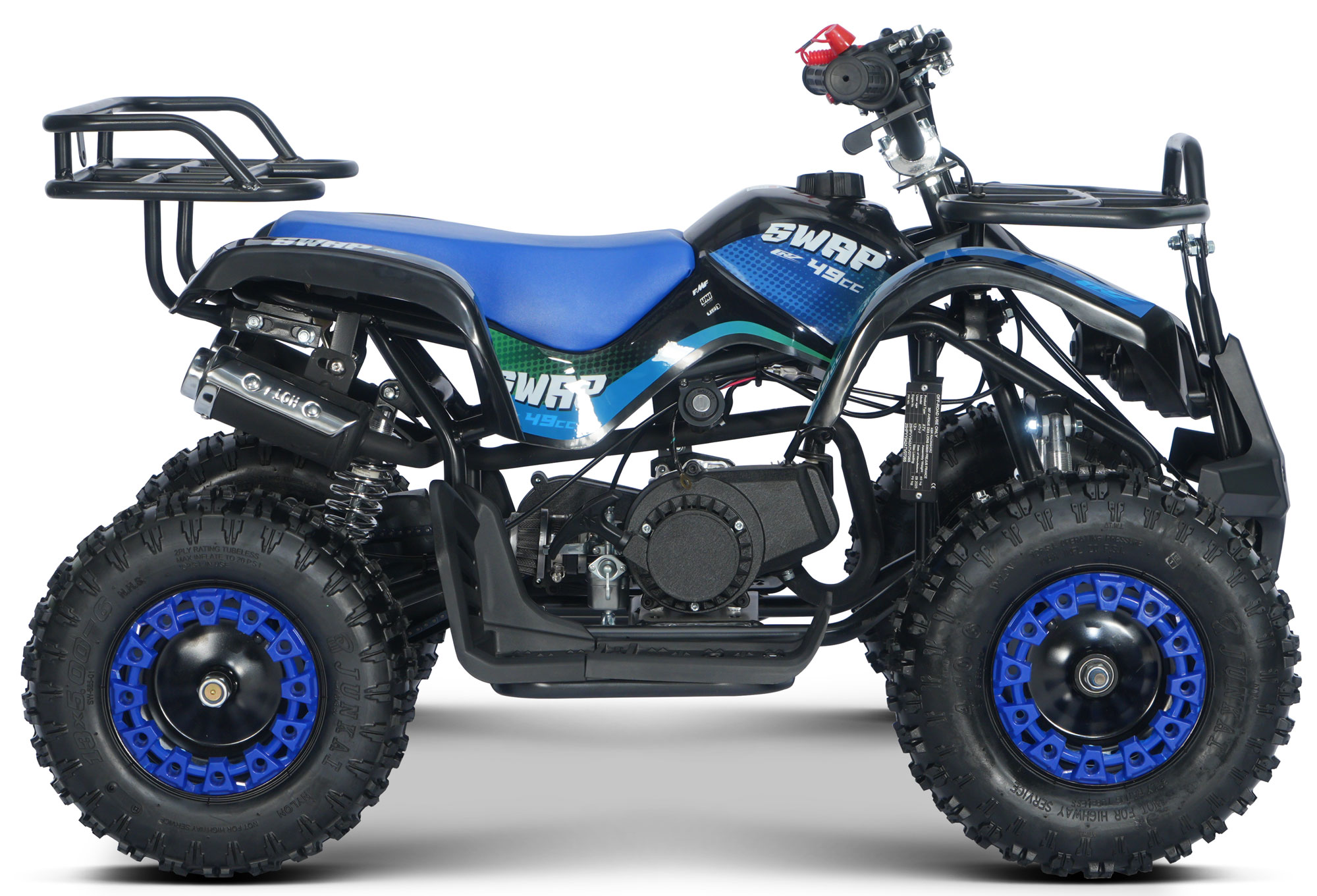 Moteur Monocylindre 2Temps 49cc Facile à Demarrer