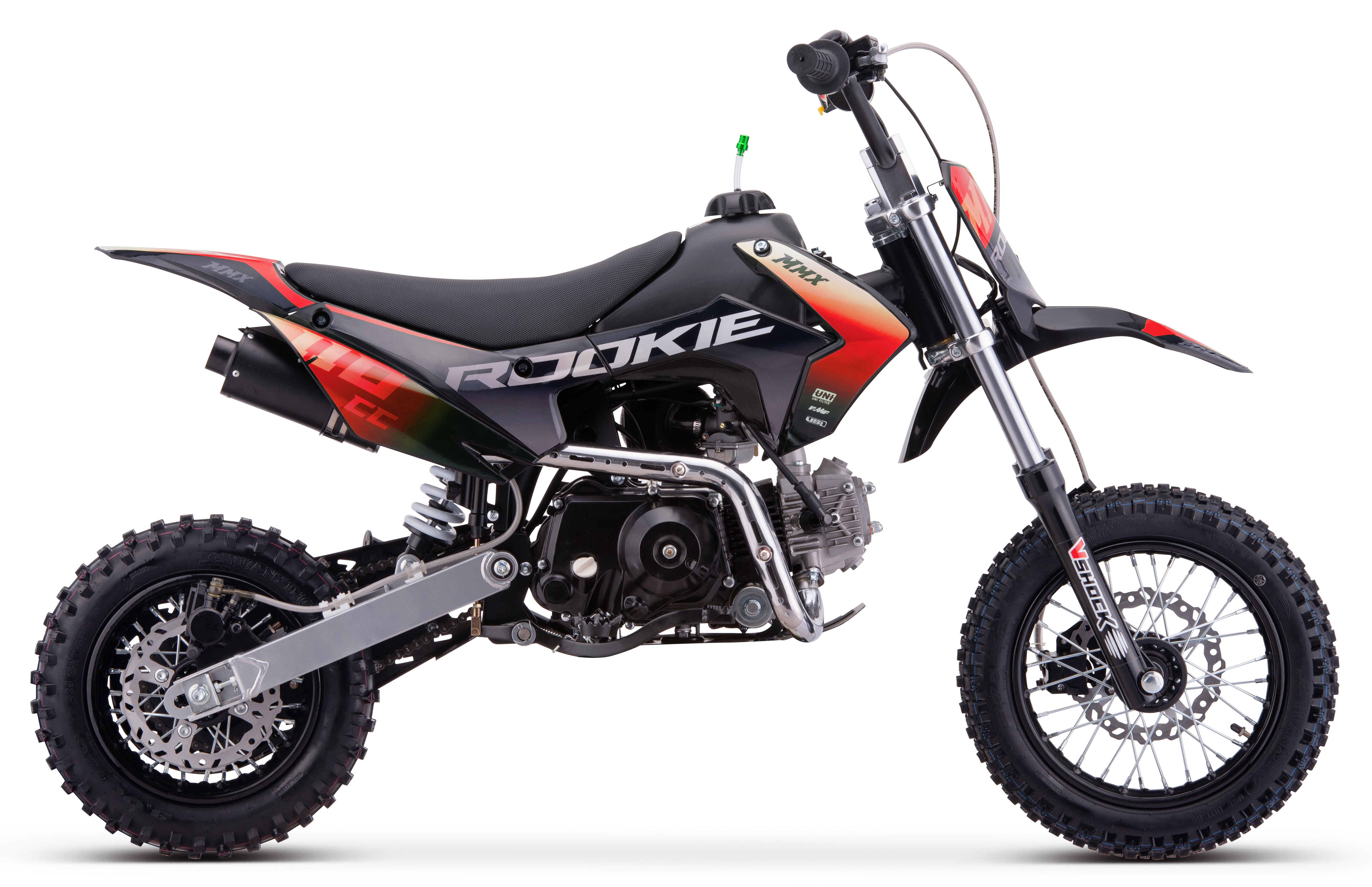 Jantes Acier avec Pneumatique Cross 10 arrière et 12 avant