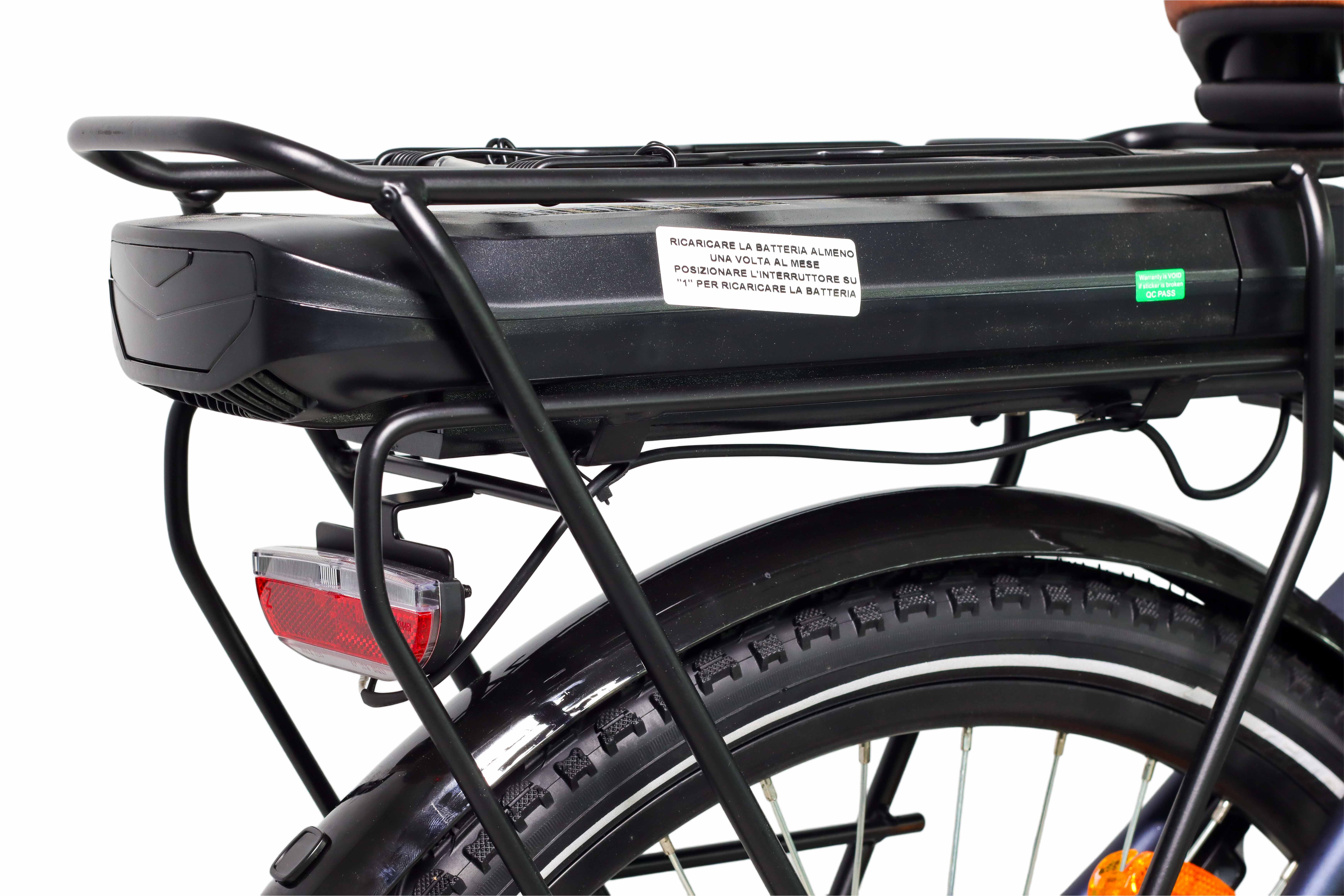 Batteria Portapacchi Removibile 13Ah/468Wh - Autonomia 100Km