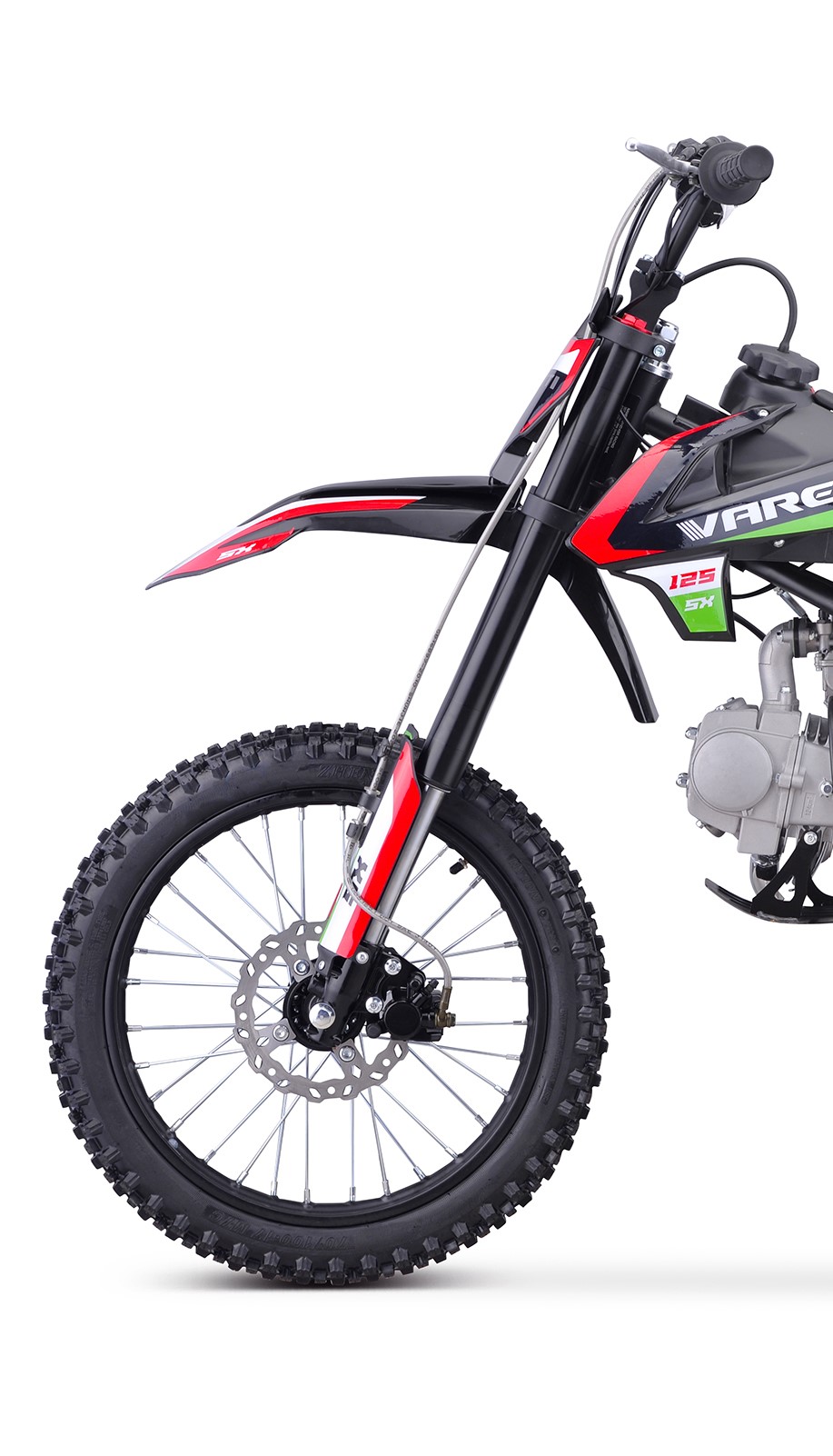 Forcella da 760 mm e ammortizzatore da 310 mm