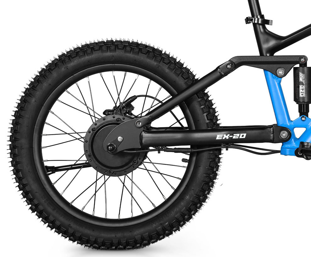 Potente motore brushless da 500 W + batteria al litio da 36 V 7,8 Ah