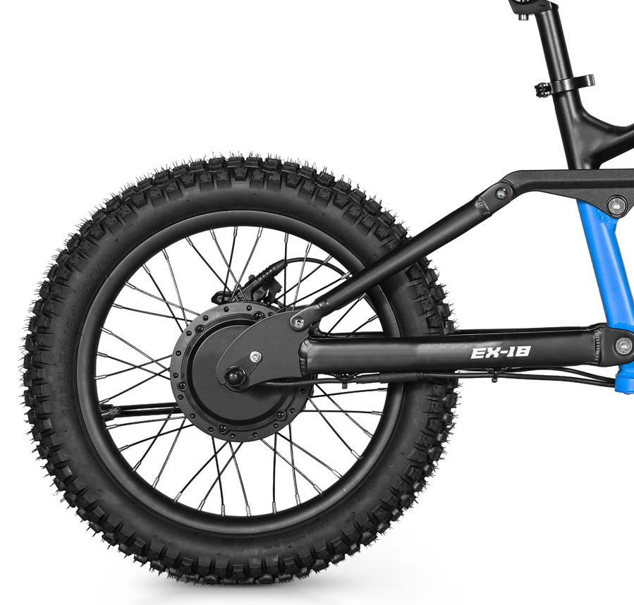 Puissant moteur brushless de 500W + Batterie Lithium 36V 7.8Ah